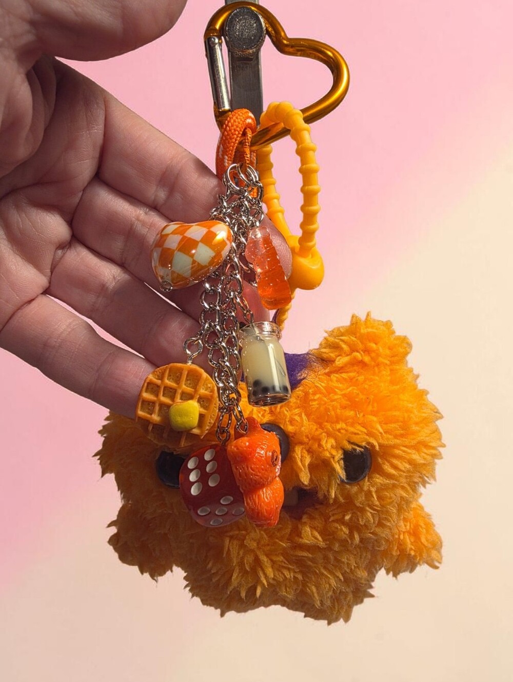 Fuggler Orange Keychain Bag Charm - Picture 3 of 9